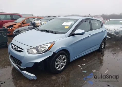 2012 Hyundai Accent Gs from USA, damaged, VIN KMHCT5AE4CU018635